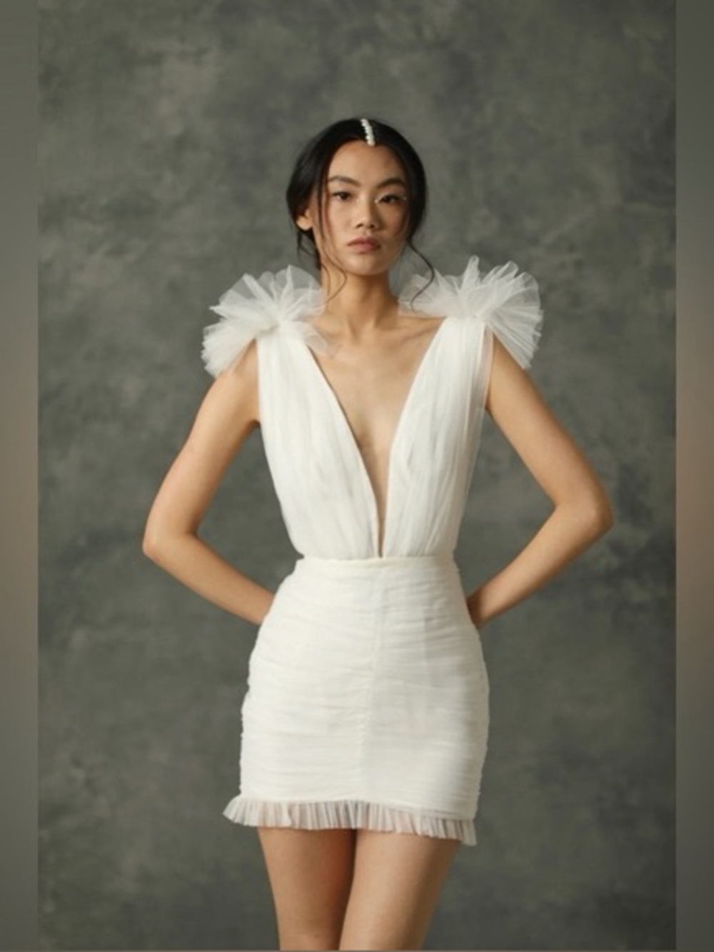 Sau Lee mini bridal dress